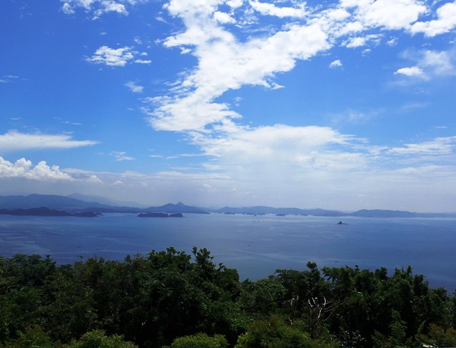 番岳から見る九十九島